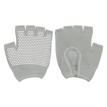 1Pair Yoga Gloves, Non Slip Fingerless Pilates Gloves Breathable