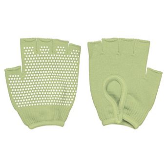 1Pair Yoga Gloves, Non Slip Fingerless Pilates Gloves Breathable