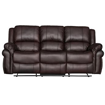 81.1" Reclining Sofa With Drop - Down Table