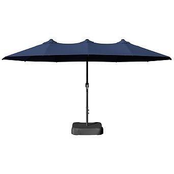 MaxMulti Rectangular Market Umbrella With Base