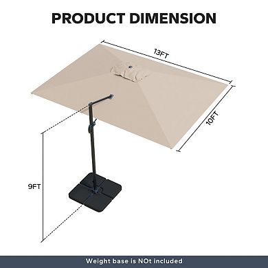 MaxMulti Aluminum Patio Umbrella