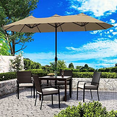 MaxMulti Double-sided Outdoor Patio Umbrella