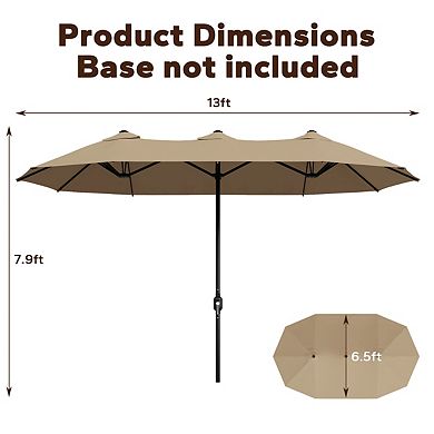 MaxMulti Double-sided Outdoor Patio Umbrella