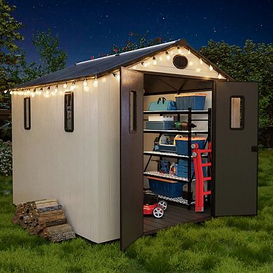 MaxMulti Outdoor Durable Resin Storage Shed