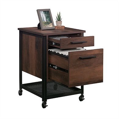 26.58" Tall Pedestal File Cabinet - Large Drawers, Mobile Filing Cabinet with Locking Casters