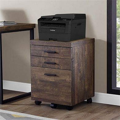 Rolling Mobile File Cabinet - Storage Drawers with Printer Stand , Under-Desk Compact Organizer