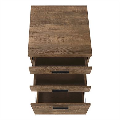 Rolling Mobile File Cabinet - Storage Drawers with Printer Stand , Under-Desk Compact Organizer