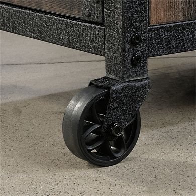 2-Drawer Mobile File Pedestal - Lockable Storage Drawer, Rolling Casters,Metal Frame,Fully Assembled