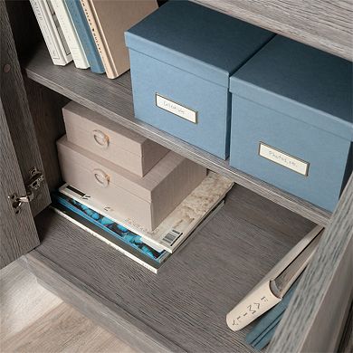 33.07" H File Cabinet-Adjustable Shelves, Stackable, Concealed Storage,Engineered Wood & Metal Frame