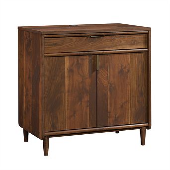 Library Base File Cabinet - Storage with Cable Management, Smooth-Gliding Drawer, Vertical Organizer
