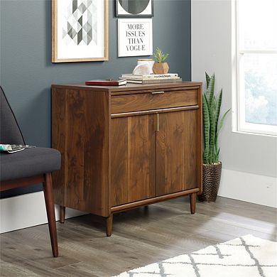 Library Base File Cabinet - Storage with Cable Management, Smooth-Gliding Drawer, Vertical Organizer