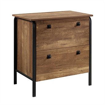Lateral File Cabinet -2 Soft Close Drawers,Safety Interlock,Metal Frame,Office Storage,Easy Assembly