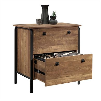 Lateral File Cabinet -2 Soft Close Drawers,Safety Interlock,Metal Frame,Office Storage,Easy Assembly