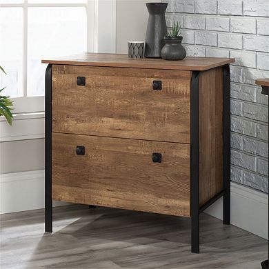 Lateral File Cabinet -2 Soft Close Drawers,Safety Interlock,Metal Frame,Office Storage,Easy Assembly