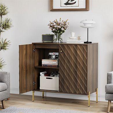 Sideboard Buffet Storage - Mid-Century Style, Living Room, Dining Room, Entryway, Hallway, Kitchen