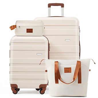 4 pc Luggage Set with Duffel and Toiletry Bag