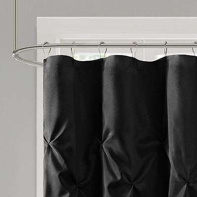 72x72" Tufted Semi-Sheer Shower Curtain