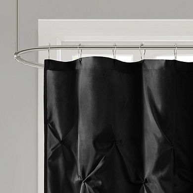 72x72" Tufted Semi-Sheer Shower Curtain