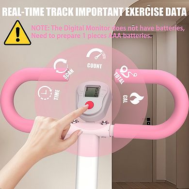 Vertical Climber Stair Stepper with Adjustable Handlebar, Full-Body Workout Machine