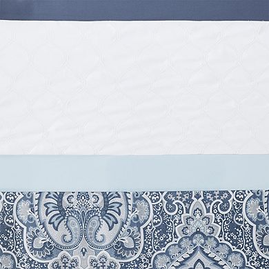 72x72"Printed and Embroidered Shower Curtain 