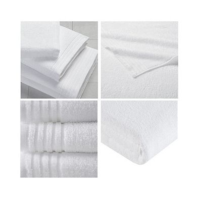 12 Piece 100% Cotton Quick Dry Bath Towel Set