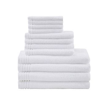 12 pc 100% Cotton Quick Dry Bath Towel Set