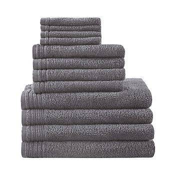 12 pc 100% Cotton Quick Dry Bath Towel Set