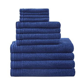 12 pc 100% Cotton Quick Dry Bath Towel Set