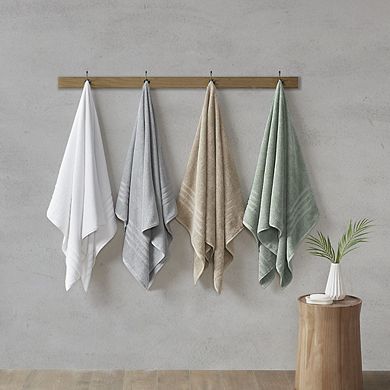 6 Piece Sustainable Antimicrobial Bath Towel Set