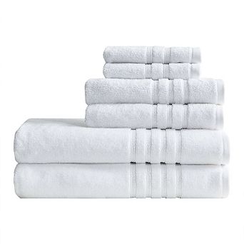 6 pc Sustainable Antimicrobial Bath Towel Set