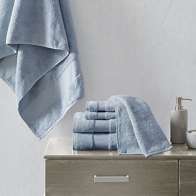 6 Piece Cotton Bath Towel Set