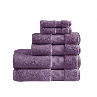 6 pc Cotton Bath Towel Set