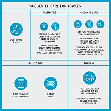 6 Piece Grey Cotton Jacquard Bath Towel Set