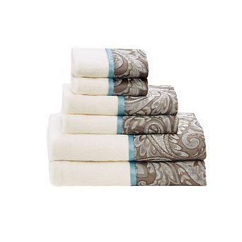 6 pc Jacquard Towel Set