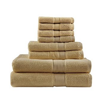 8 pc 100% Cotton Antimicrobial Towel Set