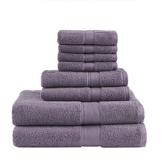 8 pc 100% Cotton Antimicrobial Towel Set