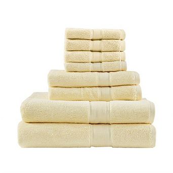 8 pc 100% Cotton Antimicrobial Towel Set