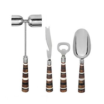 Set of 4 Barware Tools