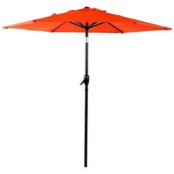 10 FT. Outdoor Market Yard Umbrella with Push Button Tilt and Crank Mechanism