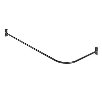 Utopia Alley 28-68" L-Shaped Corner Shower Rod, Non-Adjustable Large Space Wall Mounted