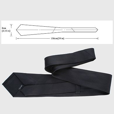 Men's Polyester Tie - Formal Necktie for Business, Weddings & Daily Professional Wear