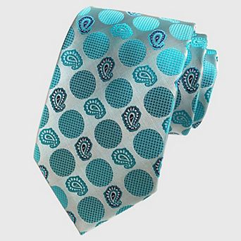 Men's Paisley Polyester Filament Tie - Formal/Casual Necktie for Weddings, Events Stylish Wear