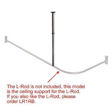 Utopia Alley 25-33" Adjustable Rustproof Aluminum Vertical Ceiling Support Bar
