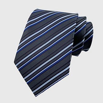 Men's Filament Tie with Multi-Tone Stripes - Formal Necktie for Business, Weddings & Daily Wear