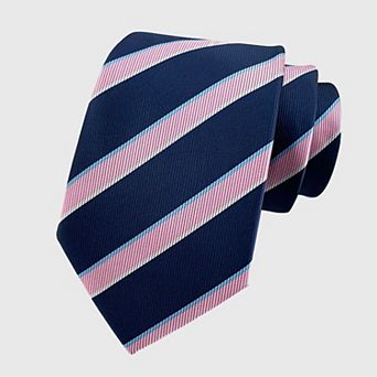 Men's Filament Tie with Multi-Tone Stripes - Formal Necktie for Business, Weddings & Daily Wear