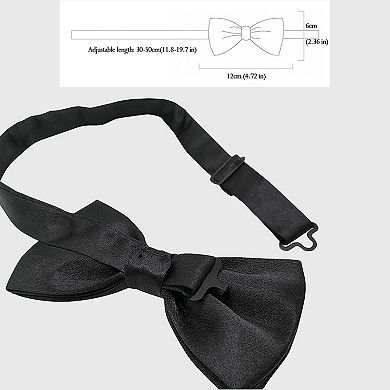 Men's Pre-Tied Bow Tie Adjustable Formal Bowtie for Weddings, Tuxedos & Special Occasions