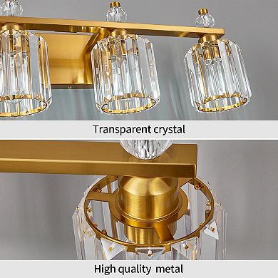 ZLAIQB 35.82" 5-Light Modern Crystal Bathroom Vanity Light