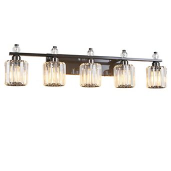 ZLAIQB 35.82" 5-Light Modern Crystal Bathroom Vanity Light