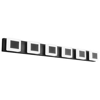 ZLAIQB 47.24" 6-Light Modern Acrylic LED Bathroom Wall Sconce