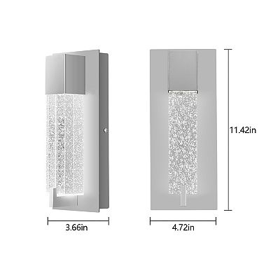 ZLAIQB 4.72"1-Light 2Pack Modern Crystal Indoor Wall Sconce